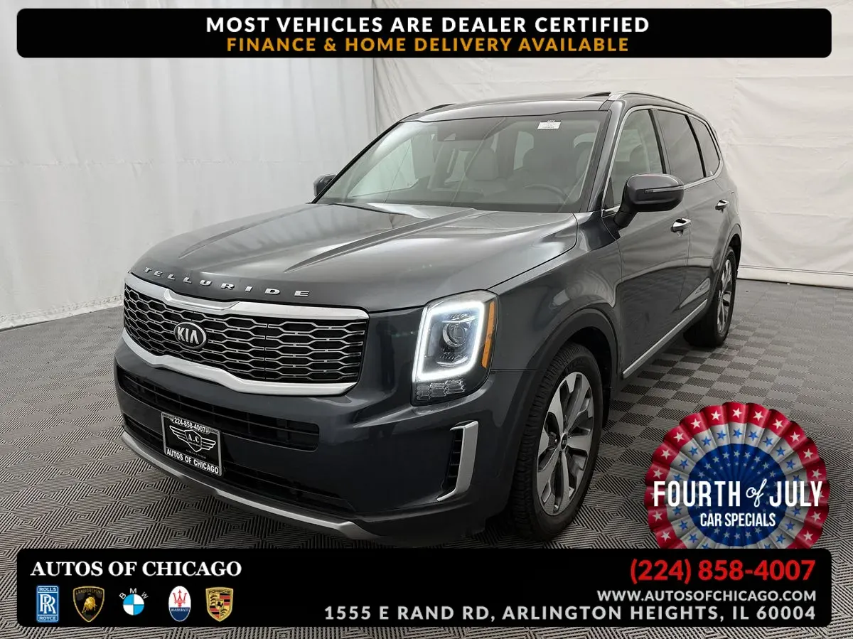 Gray 2020 Kia Telluride S for sale in Arlington Heights, IL