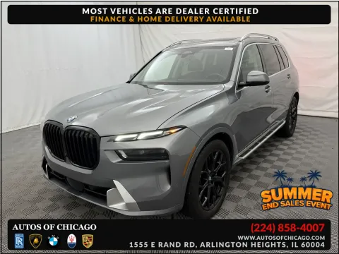 Gray 2023 BMW X7 xDrive40i for sale in Arlington Heights, IL