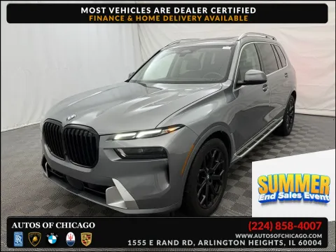 Gray 2023 BMW X7 xDrive40i for sale in Arlington Heights, IL
