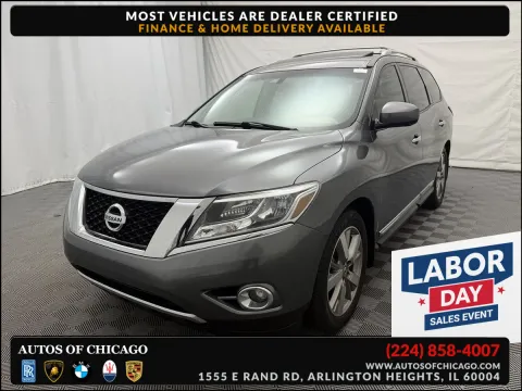 Gray 2016 Nissan Pathfinder Platinum for sale in Arlington Heights, IL