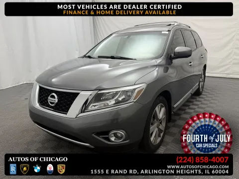 Gray 2016 Nissan Pathfinder Platinum for sale in Arlington Heights, IL