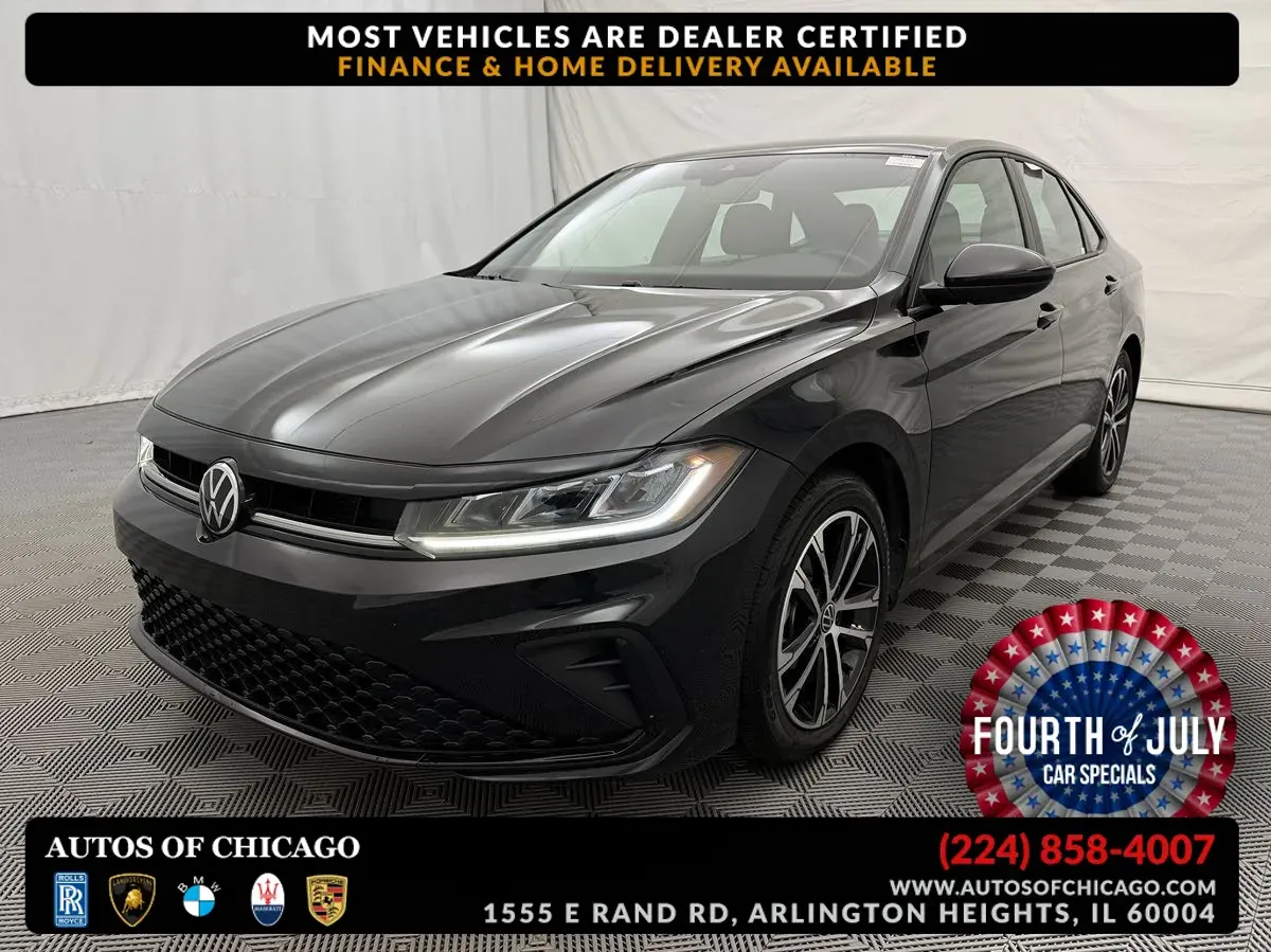 Black 2025 Volkswagen Jetta Sport for sale in Arlington Heights, IL