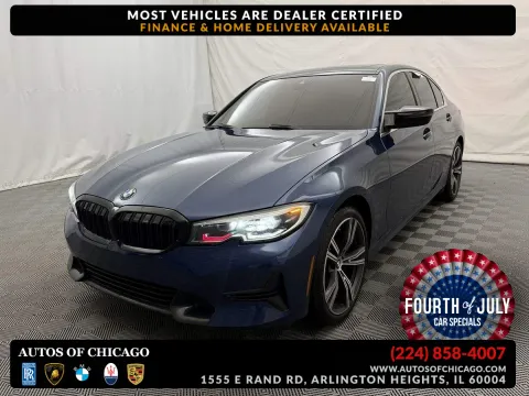 Blue 2021 BMW 3 Series 330i xDrive for sale in Arlington Heights, IL