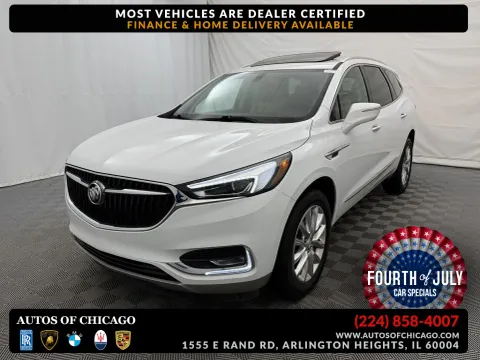 White 2021 Buick Enclave Essence for sale in Arlington Heights, IL
