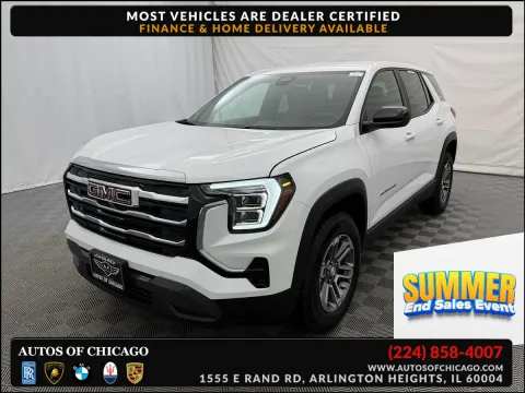 White 2026 GMC Terrain FWD Elevation for sale in Arlington Heights, IL