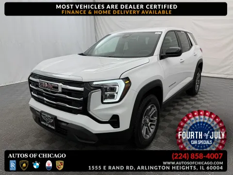 White 2026 GMC Terrain FWD Elevation for sale in Arlington Heights, IL