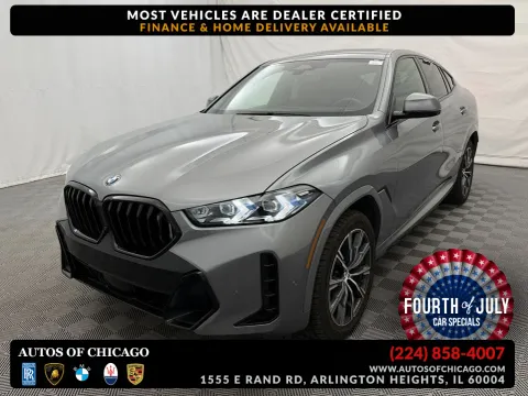 Gray 2025 BMW X6 xDrive40i for sale in Arlington Heights, IL