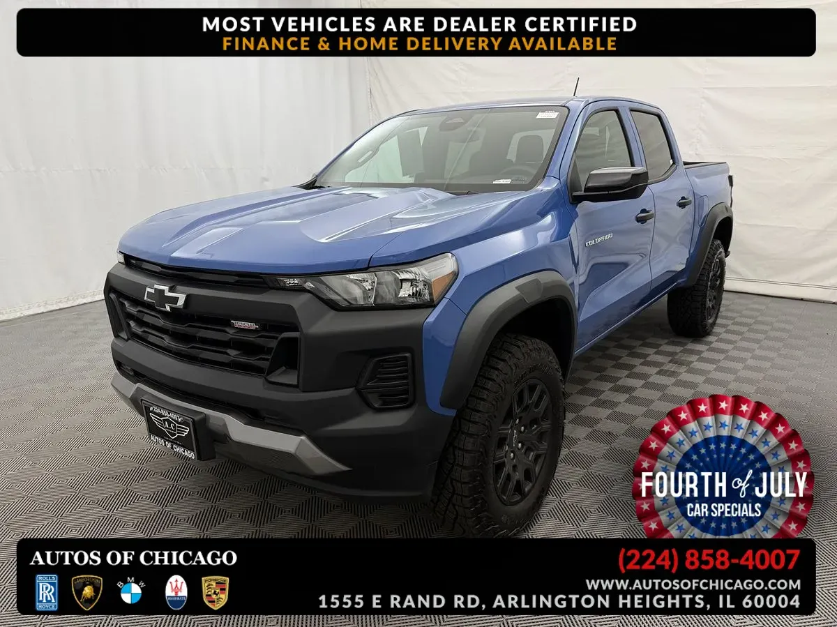 Blue 2026 Chevrolet Colorado 4WD Trail Boss for sale in Arlington Heights, IL