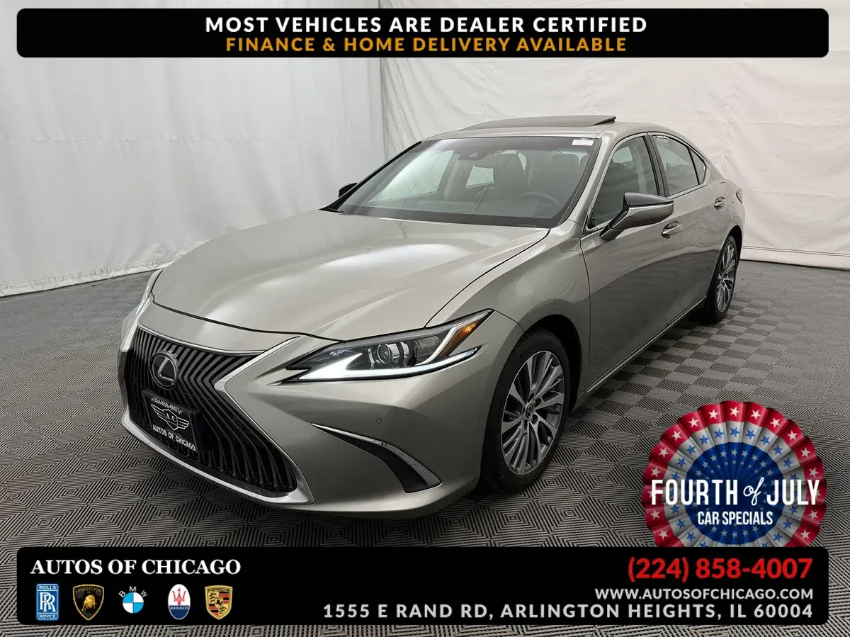 Silver 2019 Lexus ES 350 for sale in Arlington Heights, IL