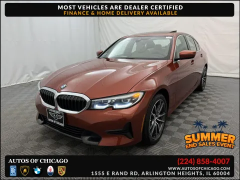 Orange 2021 BMW 3 Series 330i xDrive for sale in Arlington Heights, IL