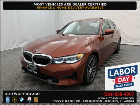 Orange 2021 BMW 3 Series 330i xDrive for sale in Arlington Heights, IL