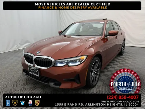 Orange 2021 BMW 3 Series 330i xDrive for sale in Arlington Heights, IL
