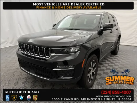 Black 2024 Jeep Grand Cherokee Limited for sale in Arlington Heights, IL