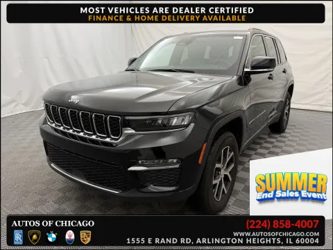 Black 2024 Jeep Grand Cherokee Limited for sale in Arlington Heights, IL