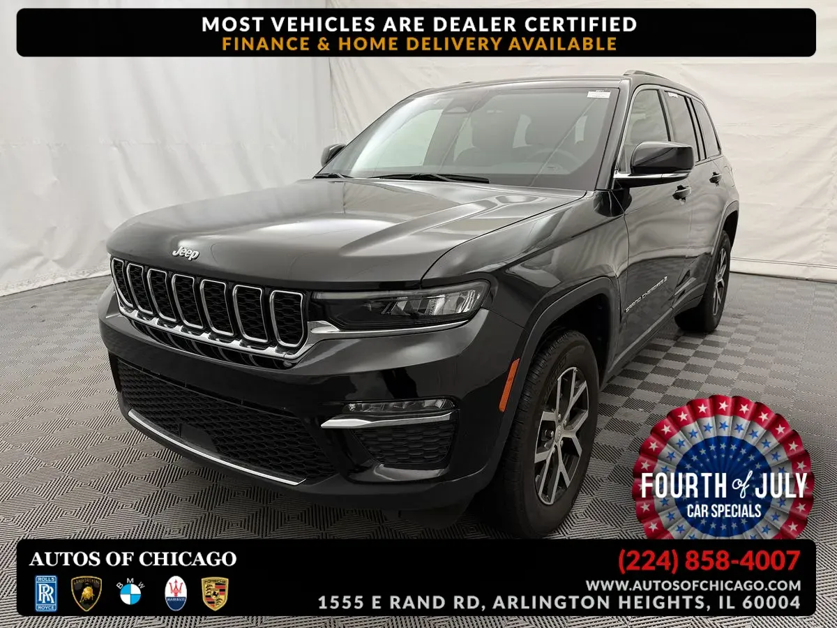 Black 2024 Jeep Grand Cherokee Limited for sale in Arlington Heights, IL