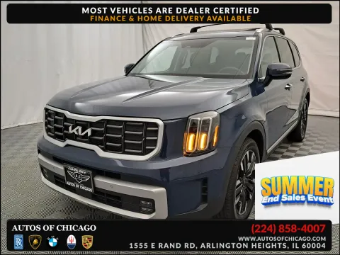 Blue 2024 Kia Telluride SX for sale in Arlington Heights, IL