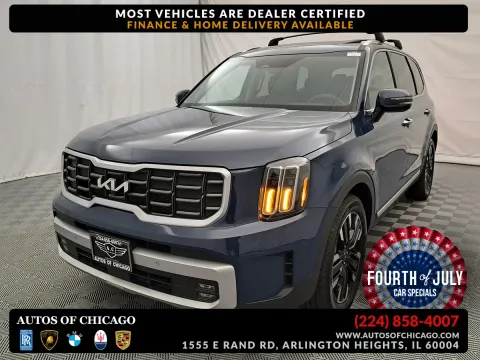 Blue 2024 Kia Telluride SX for sale in Arlington Heights, IL
