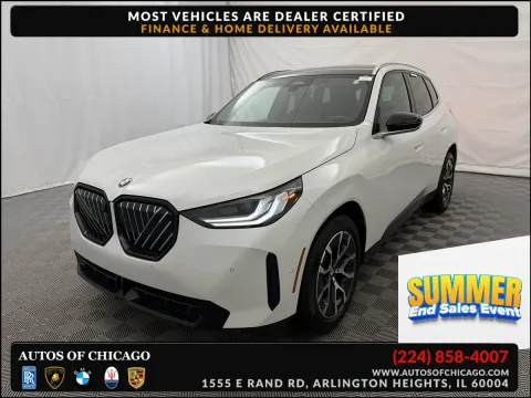 White 2025 BMW X3 30 xDrive for sale in Arlington Heights, IL