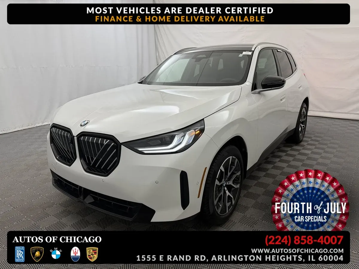White 2025 BMW X3 30 xDrive for sale in Arlington Heights, IL