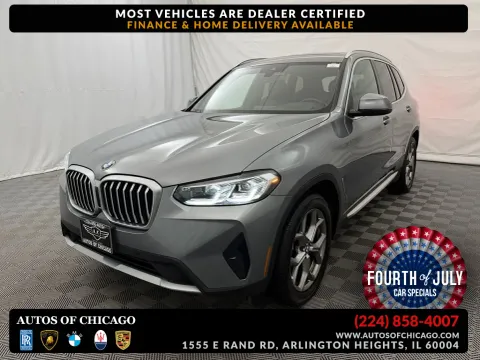 Gray 2024 BMW X3 xDrive30i for sale in Arlington Heights, IL