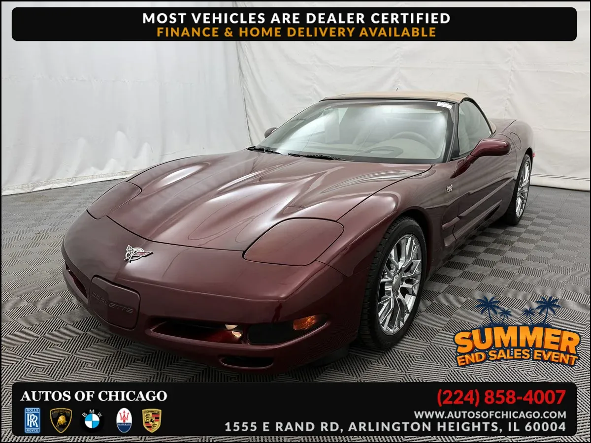 Red 2003 Chevrolet Corvette for sale in Arlington Heights, IL