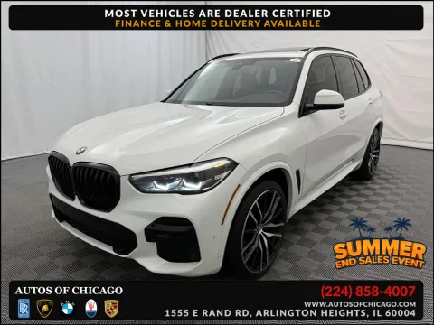 White 2022 BMW X5 xDrive40i for sale in Arlington Heights, IL