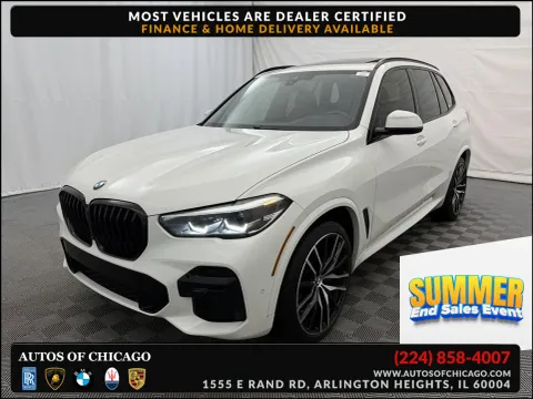 White 2022 BMW X5 xDrive40i for sale in Arlington Heights, IL