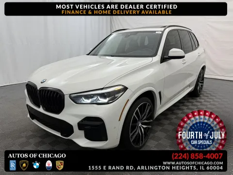 White 2022 BMW X5 xDrive40i for sale in Arlington Heights, IL