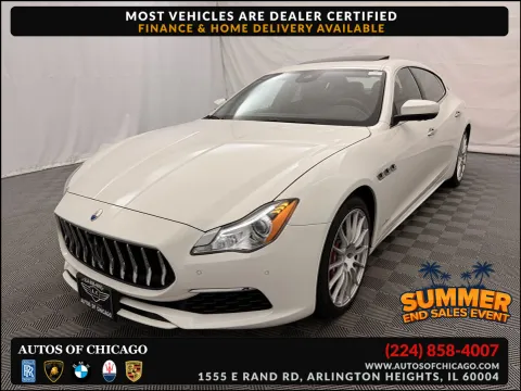 White 2017 Maserati Quattroporte S Q4 GranLusso for sale in Arlington Heights, IL