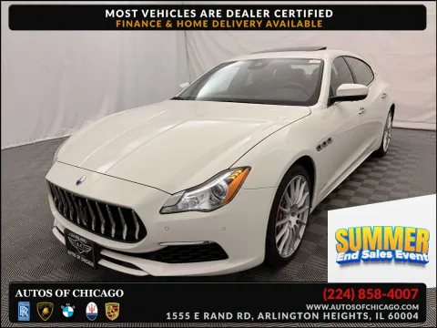 White 2017 Maserati Quattroporte S Q4 GranLusso for sale in Arlington Heights, IL
