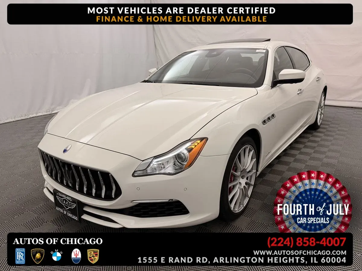 White 2017 Maserati Quattroporte S Q4 GranLusso for sale in Arlington Heights, IL