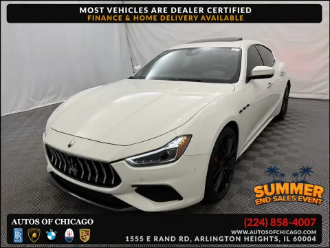 White 2019 Maserati Ghibli S GranSport for sale in Arlington Heights, IL