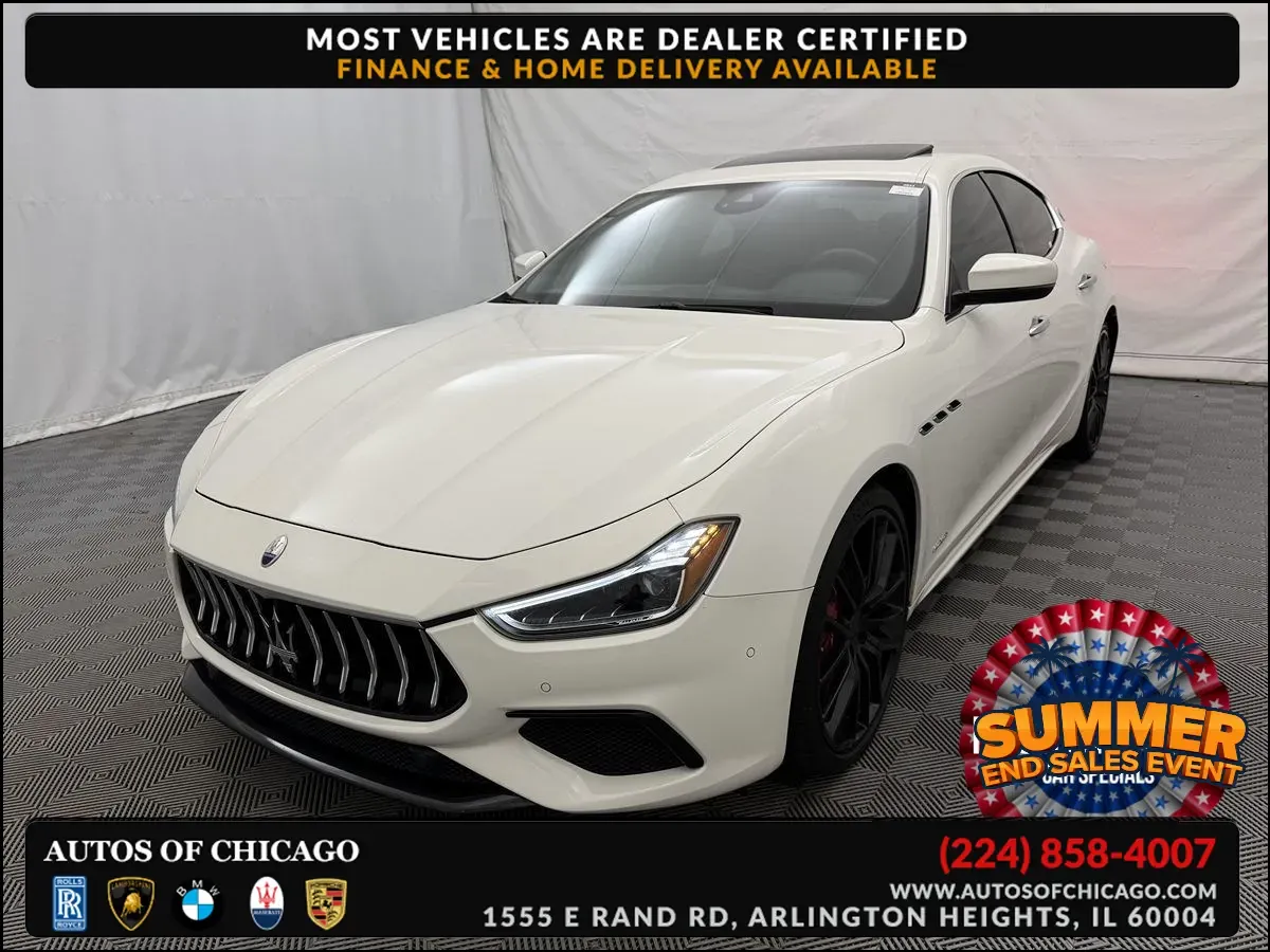 White 2019 Maserati Ghibli S GranSport for sale in Arlington Heights, IL