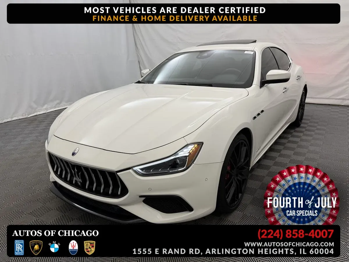 White 2019 Maserati Ghibli S GranSport for sale in Arlington Heights, IL