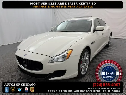 White 2014 Maserati Quattroporte S Q4 for sale in Arlington Heights, IL