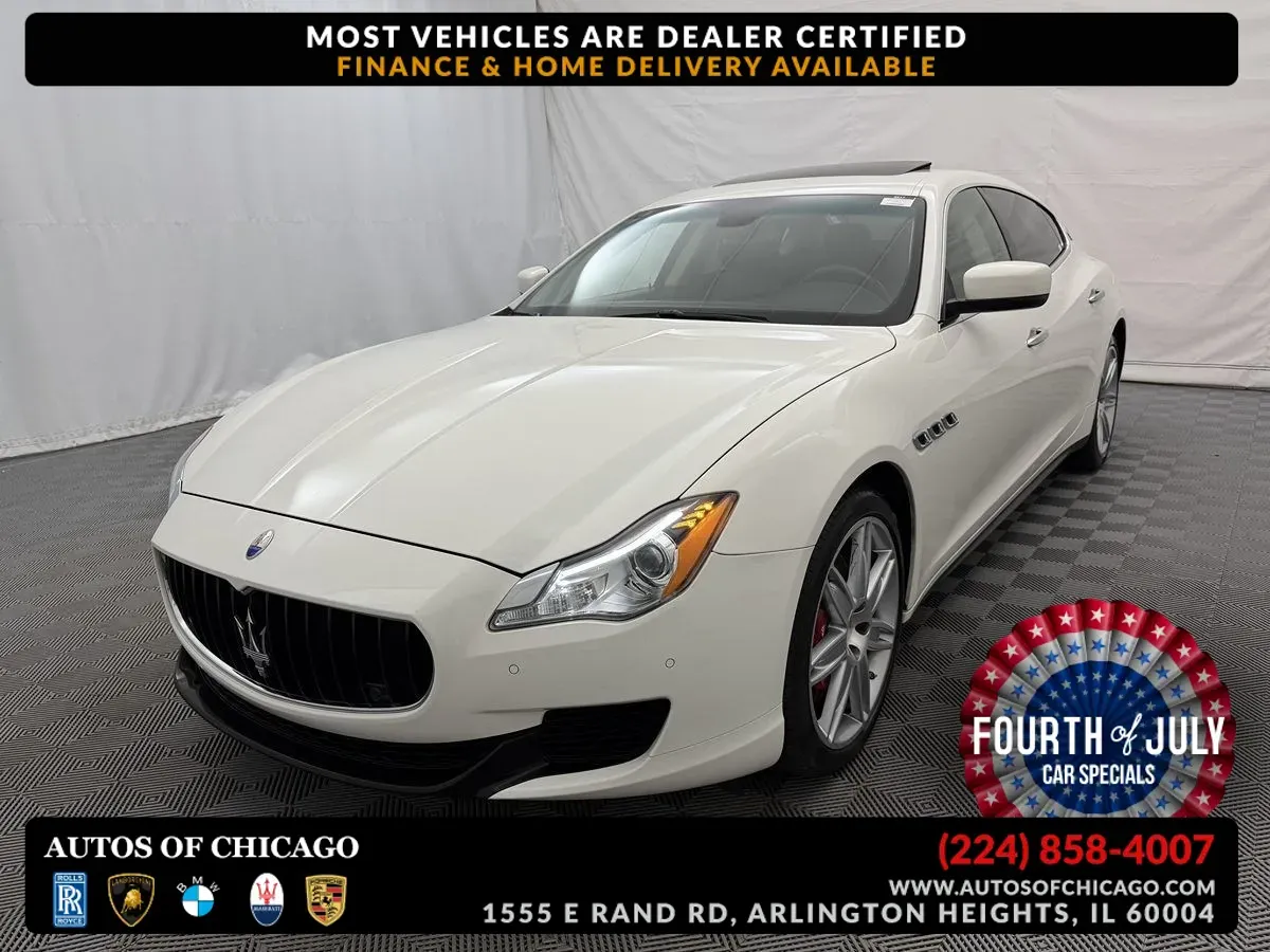 White 2014 Maserati Quattroporte S Q4 for sale in Arlington Heights, IL