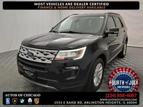Black 2019 Ford Explorer XLT for sale in Arlington Heights, IL