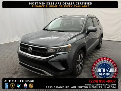 Gray 2023 Volkswagen Taos SE for sale in Arlington Heights, IL