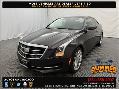 Purple 2015 Cadillac ATS Coupe Standard AWD for sale in Arlington Heights, IL