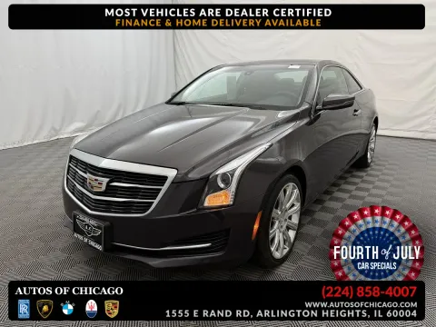 Purple 2015 Cadillac ATS Coupe Standard AWD for sale in Arlington Heights, IL