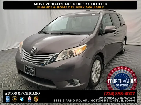 Gray 2013 Toyota Sienna Ltd for sale in Arlington Heights, IL