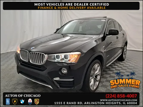 Black 2018 BMW X4 xDrive28i for sale in Arlington Heights, IL