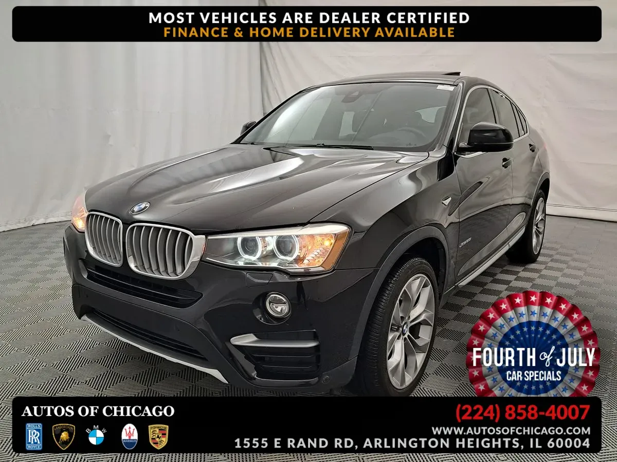 Black 2018 BMW X4 xDrive28i for sale in Arlington Heights, IL