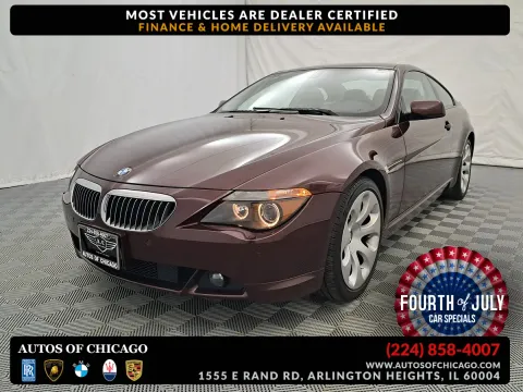 Red 2006 BMW 6 Series 650Ci for sale in Arlington Heights, IL