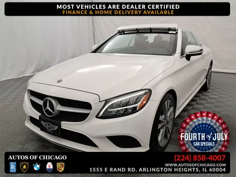 White 2019 Mercedes-Benz C-Class C 300 for sale in Arlington Heights, IL
