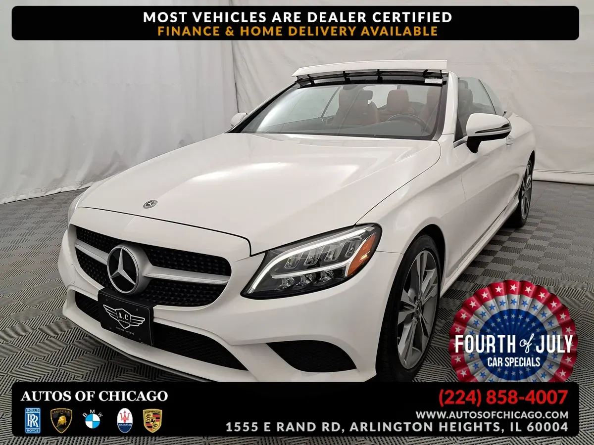 White 2019 Mercedes-Benz C-Class C 300 for sale in Arlington Heights, IL