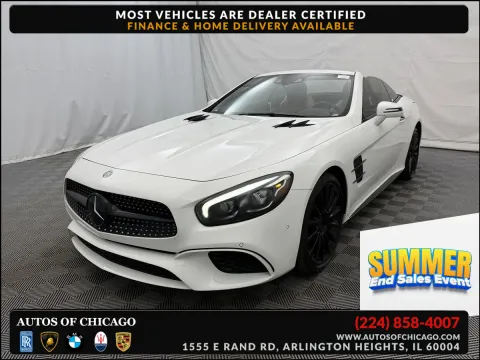 White 2017 Mercedes-Benz SL 550 for sale in Arlington Heights, IL