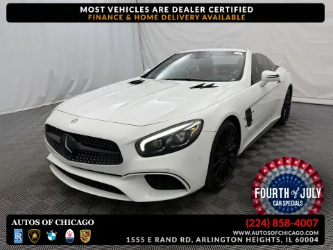 White 2017 Mercedes-Benz SL 550 for sale in Arlington Heights, IL