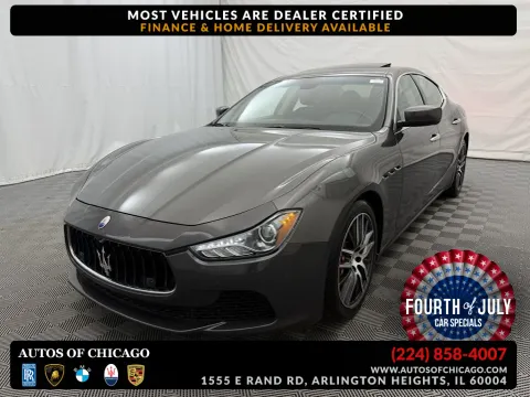 Gray 2016 Maserati Ghibli S Q4 for sale in Arlington Heights, IL