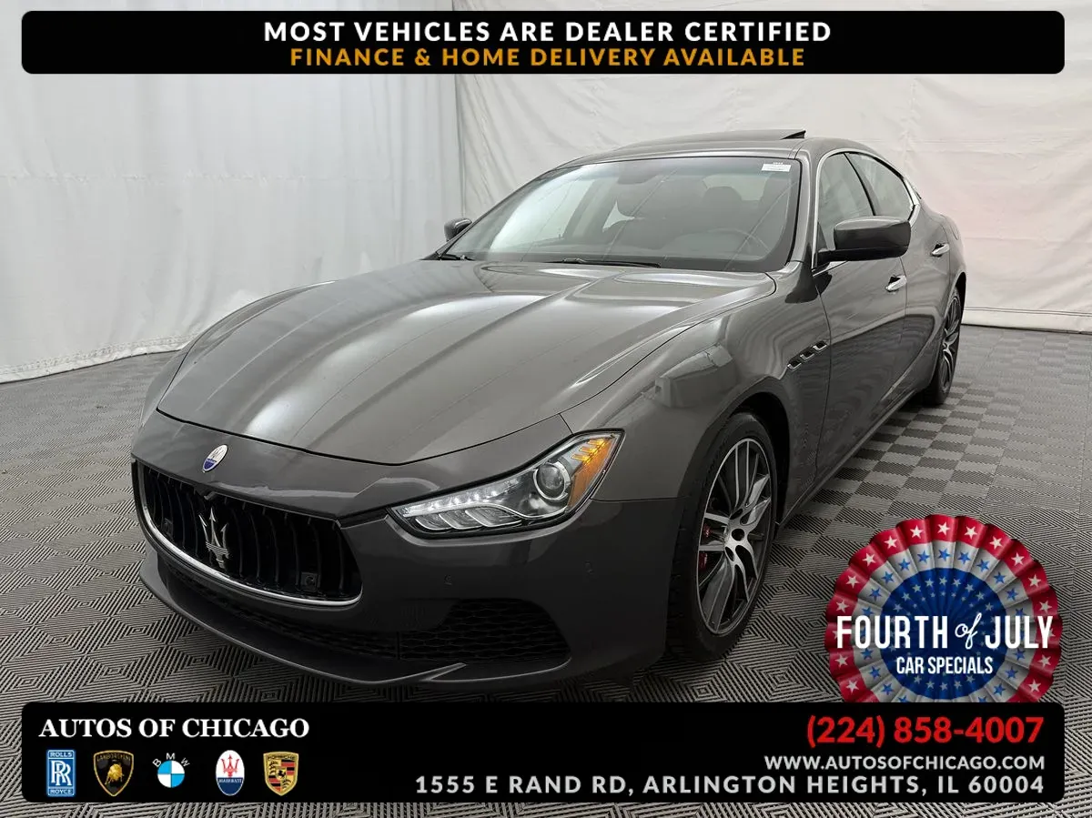 Gray 2016 Maserati Ghibli S Q4 for sale in Arlington Heights, IL